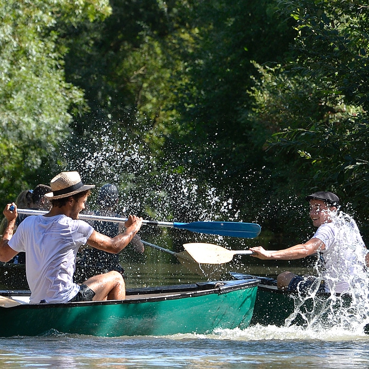 Rallye en barque dans le Marais poitevin