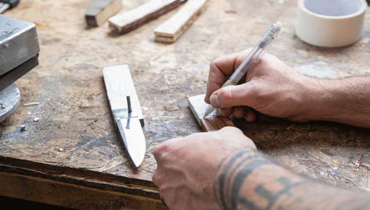 Couteau Atelier Acryle