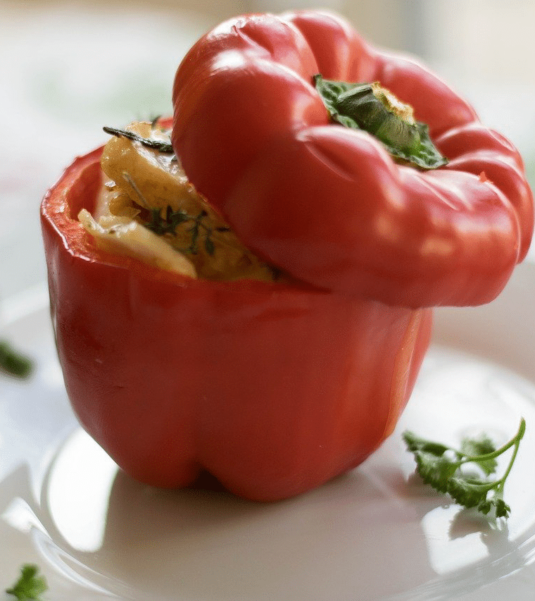 Tomate farci au chèvre