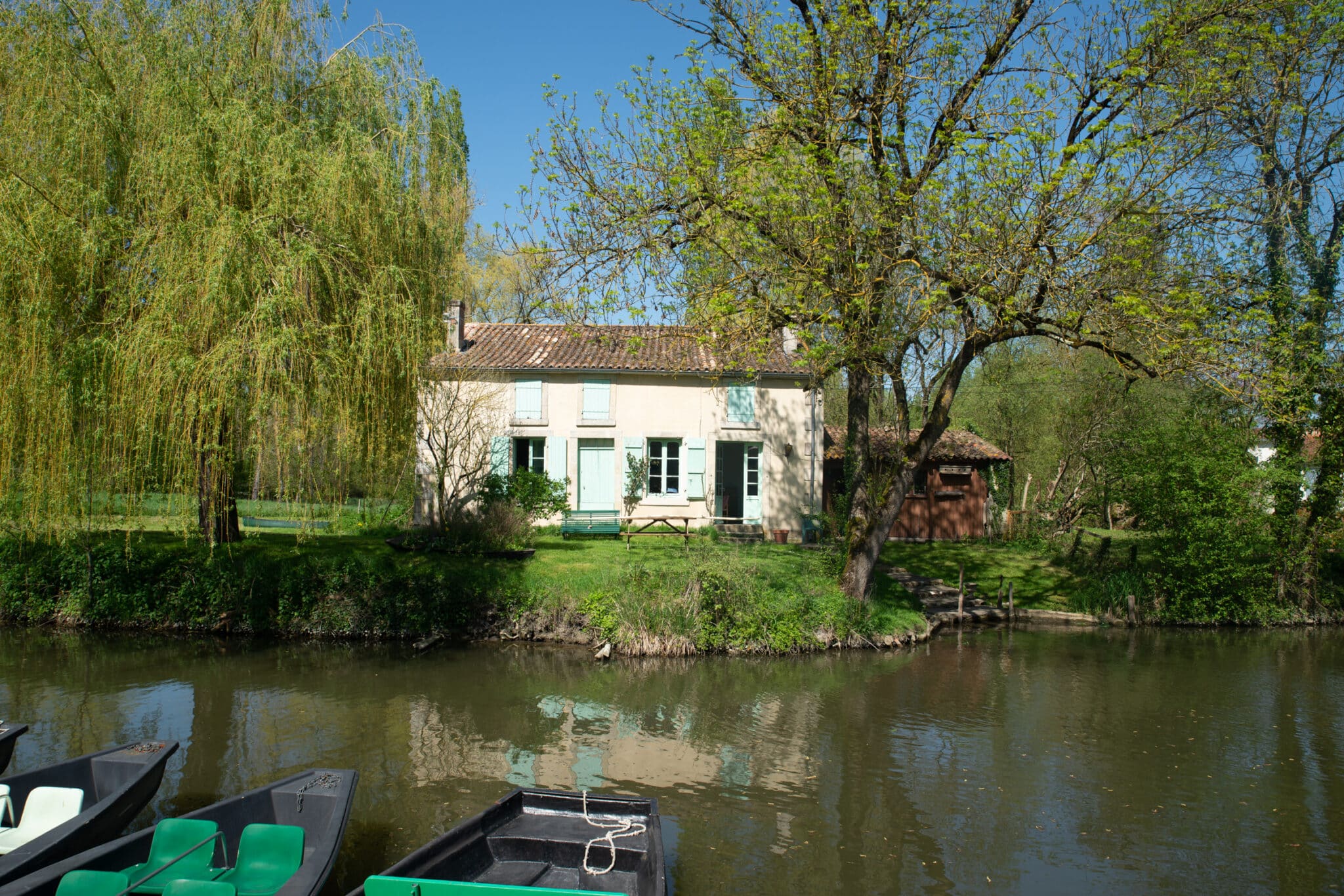 Arçais, village typiquement maraichin