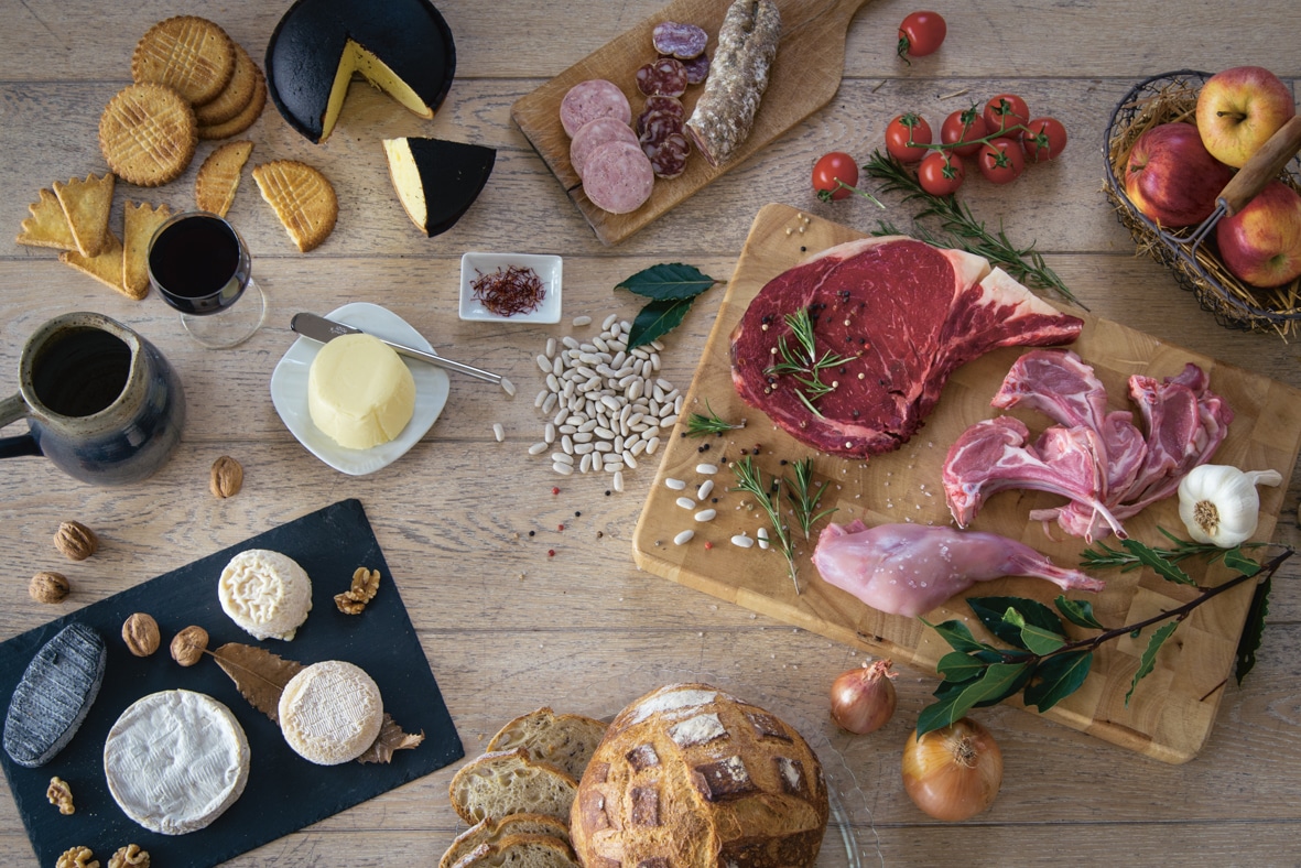 Planche de produits deux-sévriens