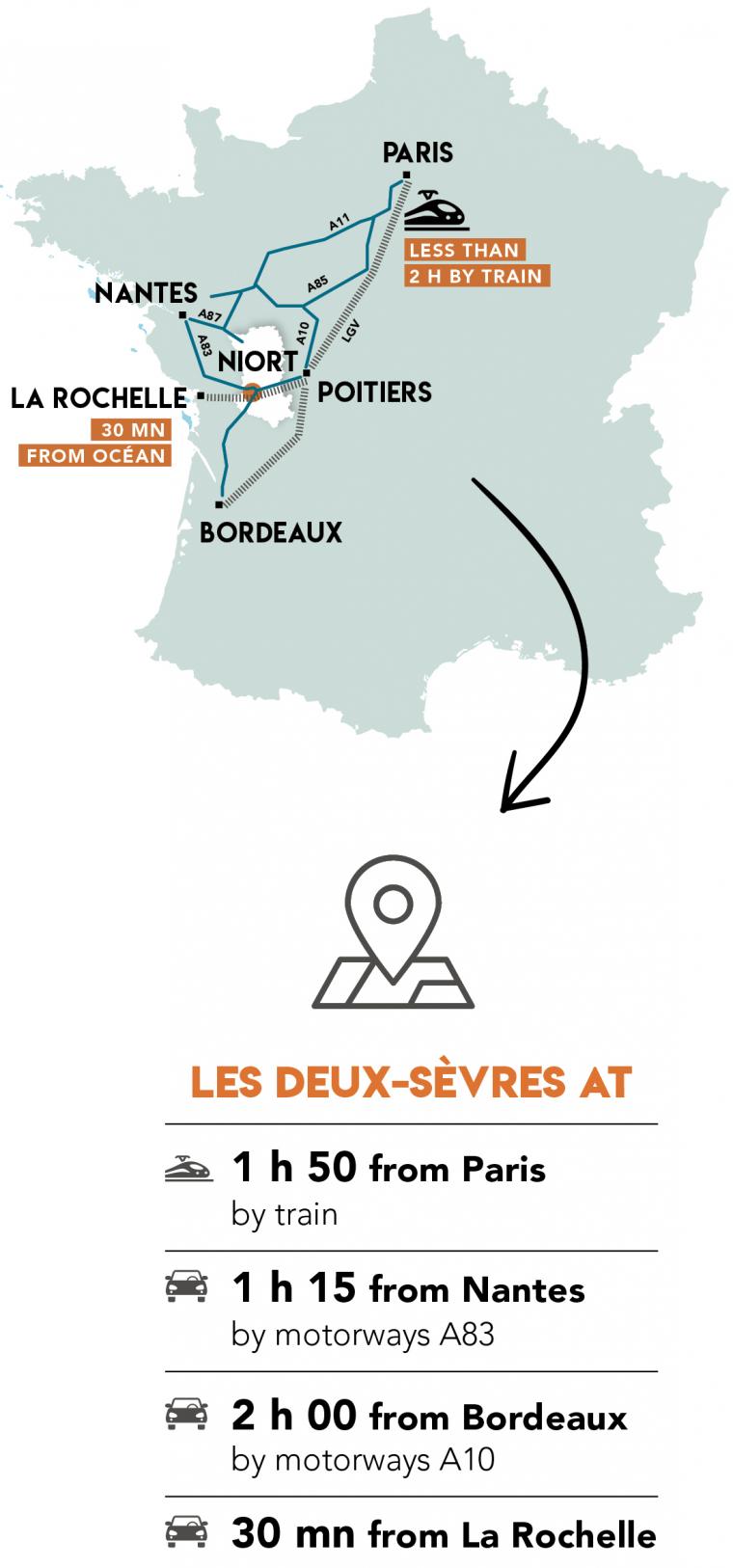 Map Deux-Sèvres
